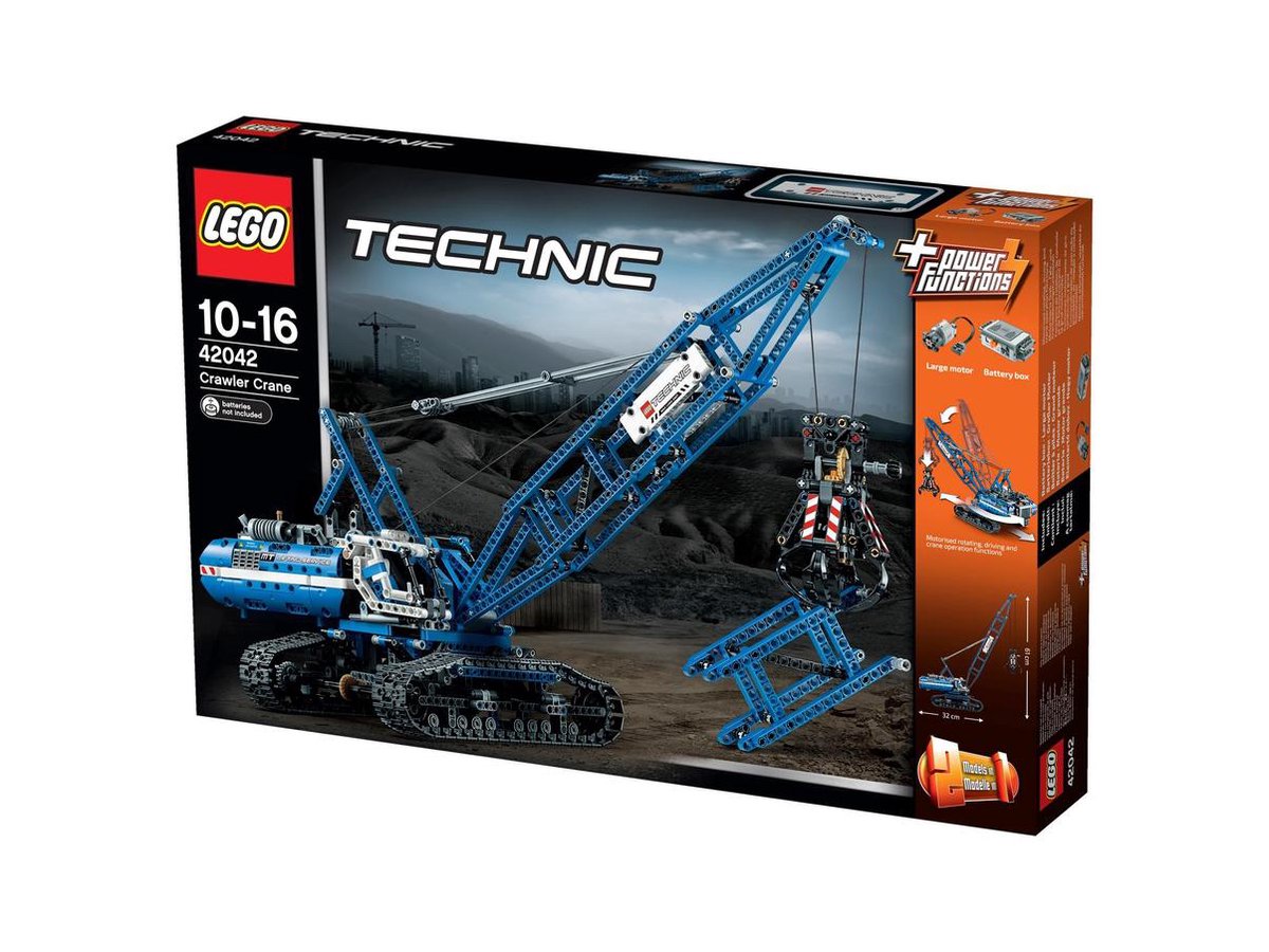 LEGO Technic 42042 Pásový žeriav – použité