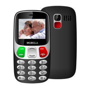 MOBIOLA MB800 SENIOR ČIERNA