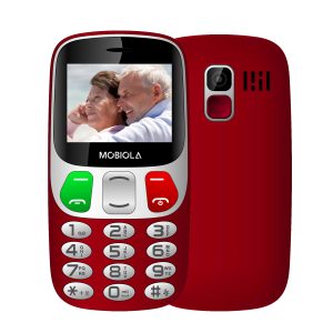 MOBIOLA MB800 SENIOR ČERVENÁ
