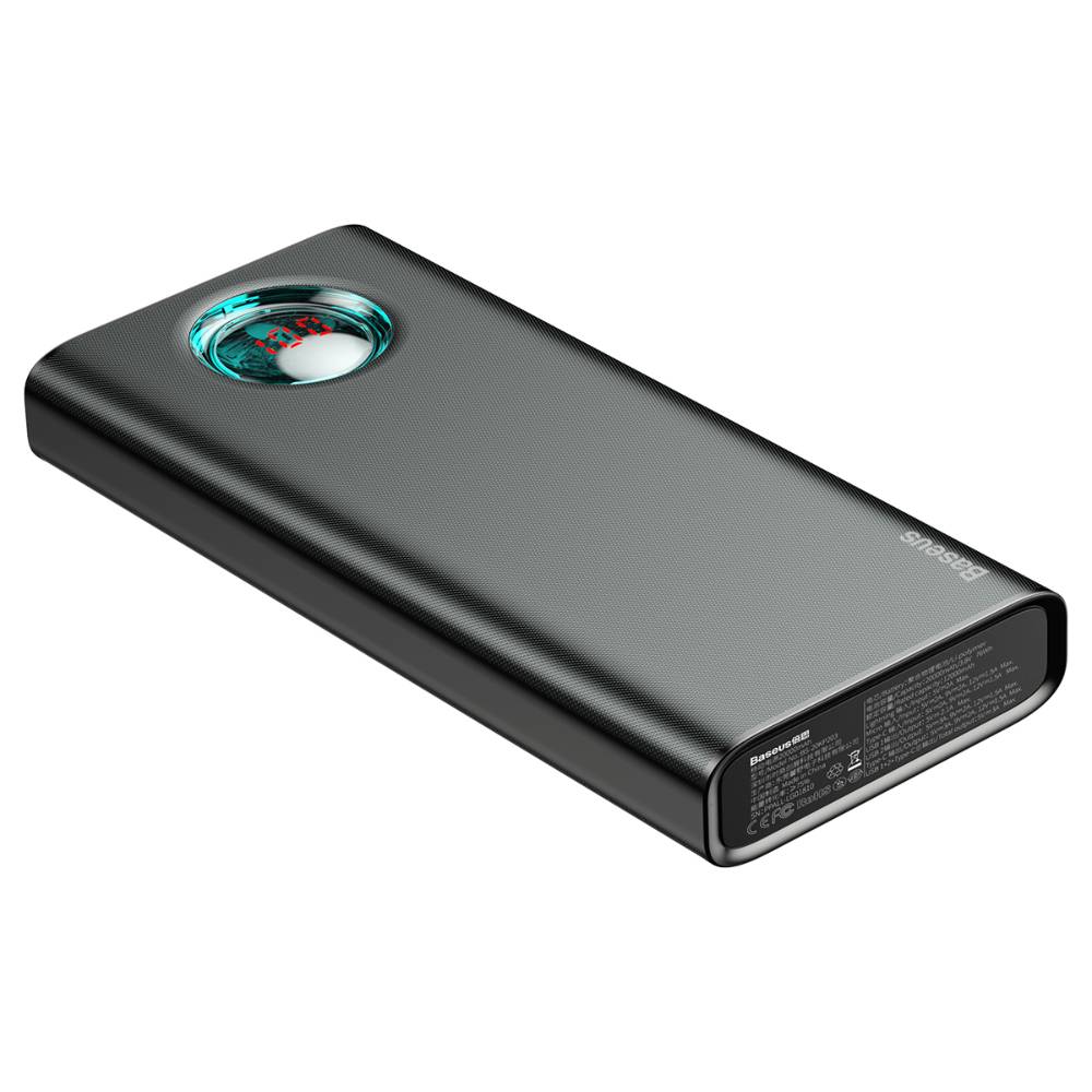 Power Bank BASEUS Amblight Quick Charger 18W PD + QC3.0 20 000 mAh (PPALL-LG01) čierna – Obrázok 4
