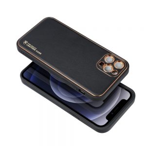 Puzdro Forcell LEATHER Case iPhone 13 Pro čierne