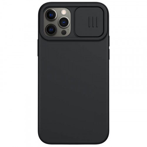Puzdro Nillkin CamShield Silky iPhone 12/12 Pro čierne