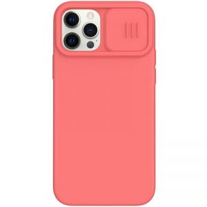 Puzdro Nillkin CamShield Silky iPhone 12/12 Pro oranžové