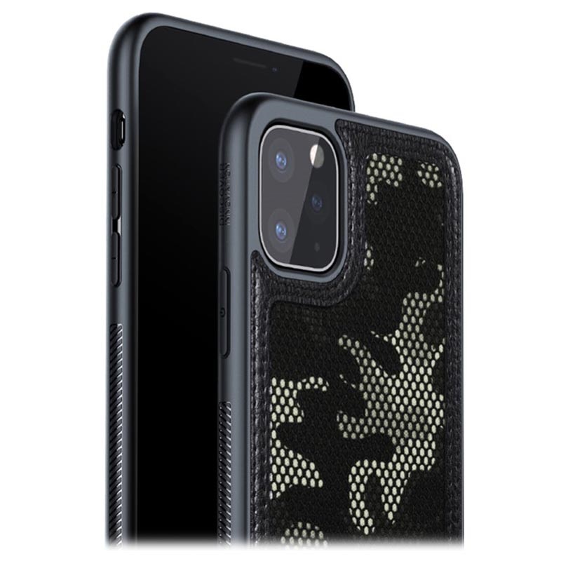 Puzdro Nillkin Camo iPhone 12/12 Pro čierne – Obrázok 4