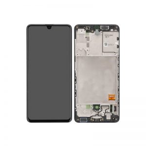 Samsung Galaxy A41 (A415F) – Originál LCD displej a dotyková plocha s rámom čierny (Service Pack)