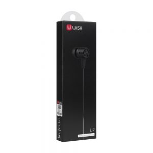 Slúchadlá HF Premium Sound UiiSii U7 mini 3,5mm Jack čierne