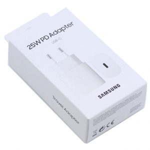 Sieťový adaptér Samsung EP-TA800NWE s podporou rýchleho nabíjania biely originál blister