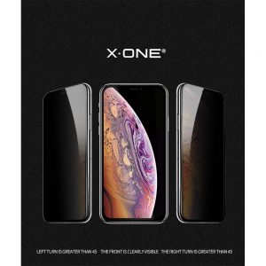 X-ONE Full Cover Extra Strong Privacy ochranné tvrdené sklo pre iPhone XS Max/11 Pro Max čierne #00003271