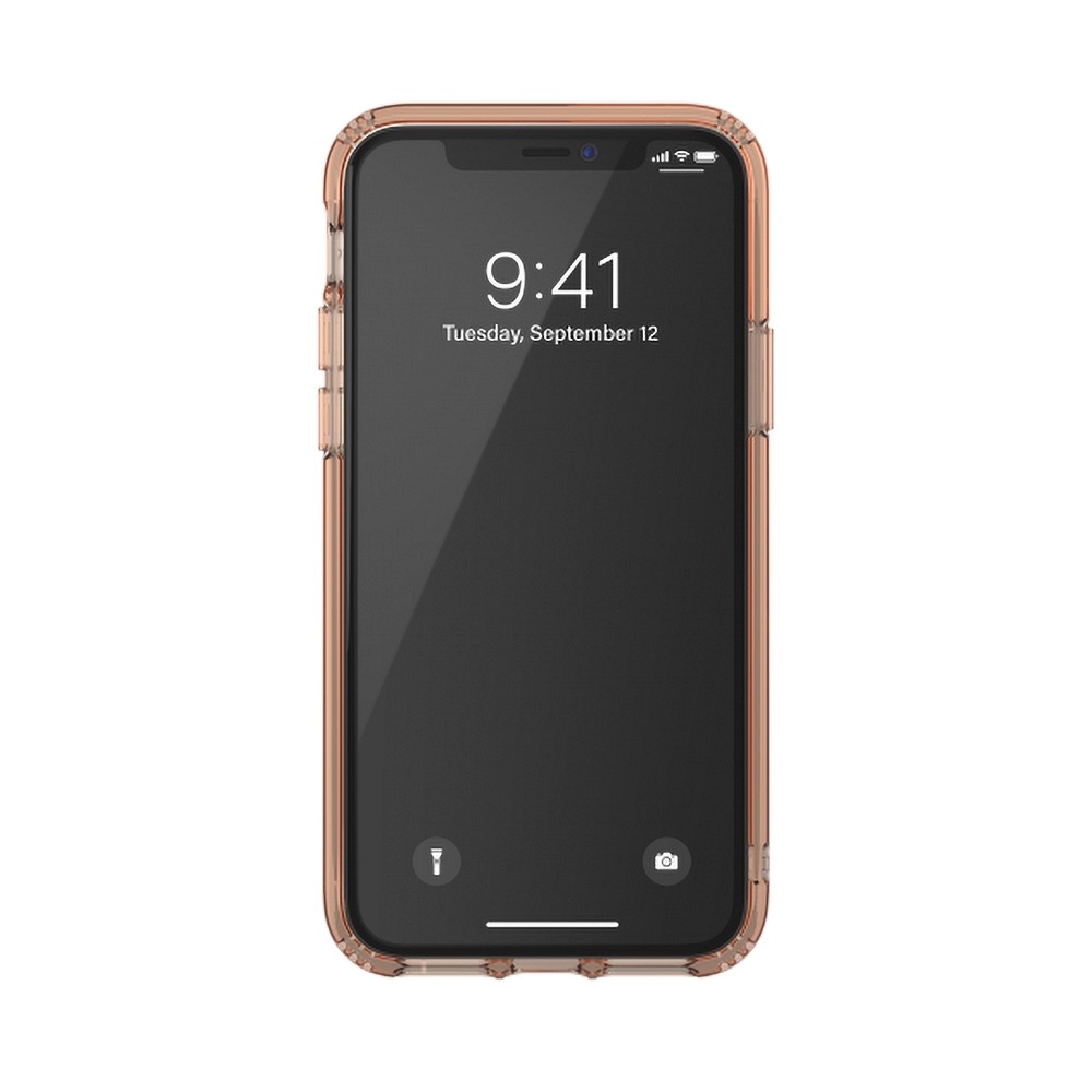 Puzdro ADIDAS Originals Clear Case iPhone 11 Pro zlato-ružové – Obrázok 4