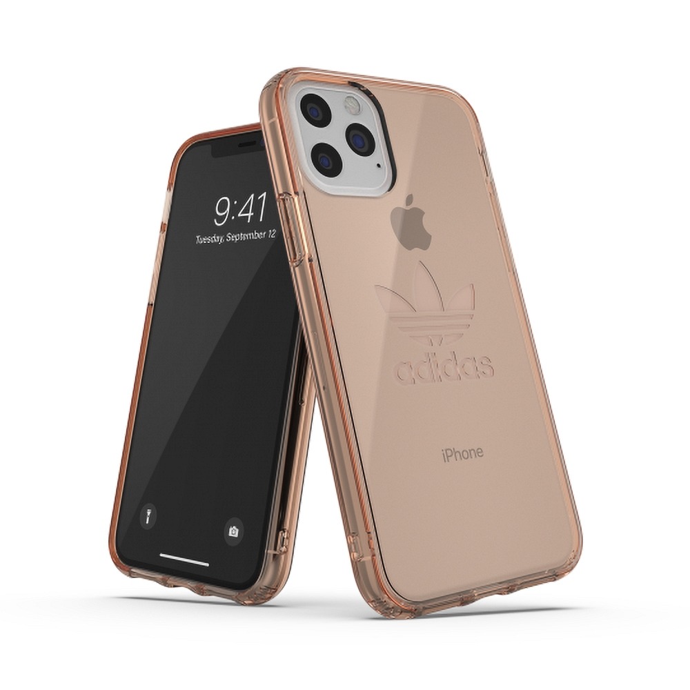 Puzdro ADIDAS Originals Clear Case iPhone 11 Pro zlato-ružové