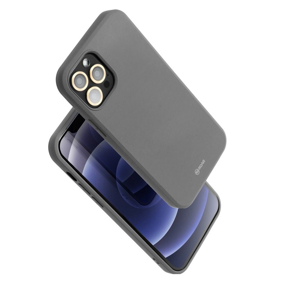 Puzdro Roar Colorful Jelly Case - iPhone 13/14 sivé