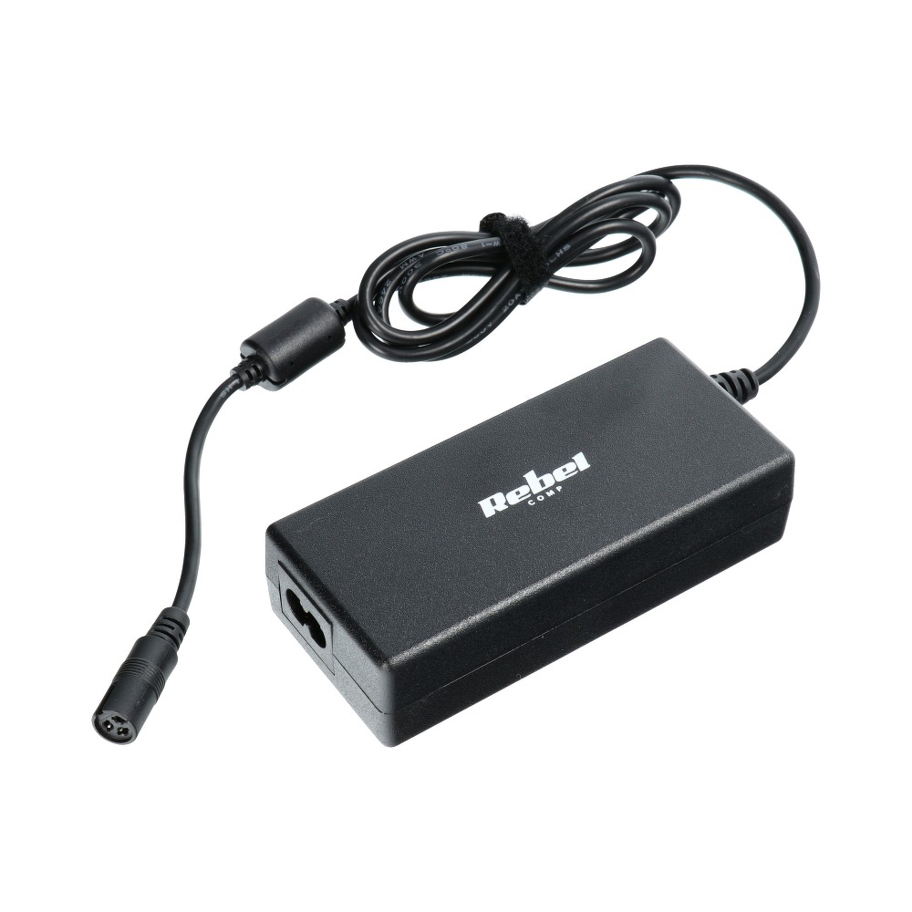 Univerzálny napájací zdroj REBEL 65W pre Notebook čierny – Obrázok 3