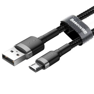 Dátový kábel BASEUS USB - micro USB s podporou QC 3.0 – 0,5m čierny