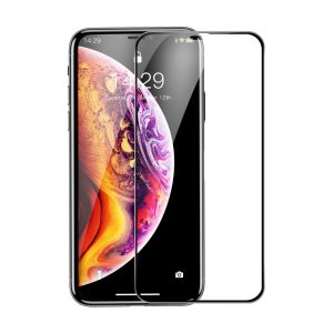 HARD Full Glue 5D ochranné tvrdené sklo - iPhone X/XS čierne #00003413