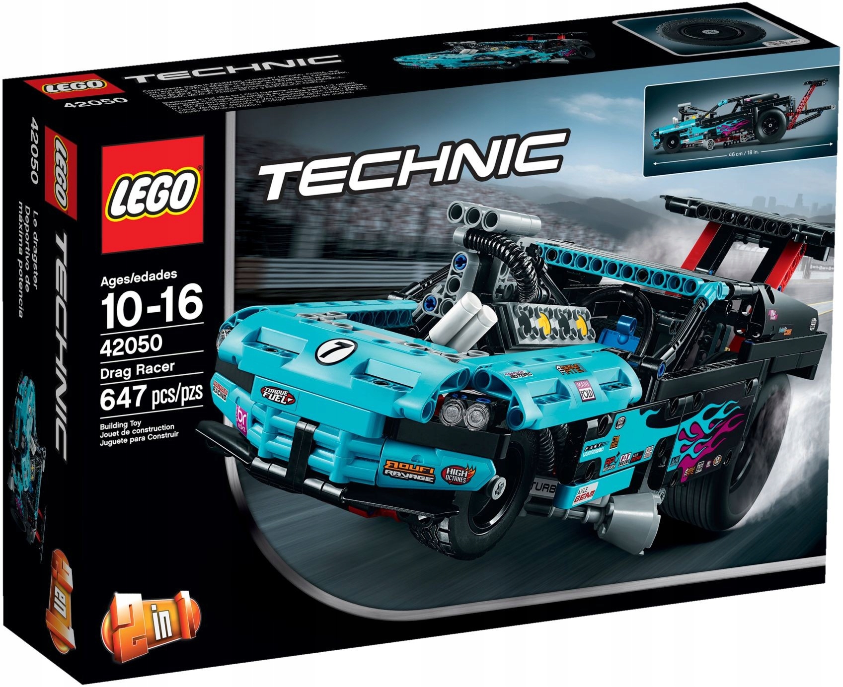LEGO Technic 42050 Dragster – Obrázok 3
