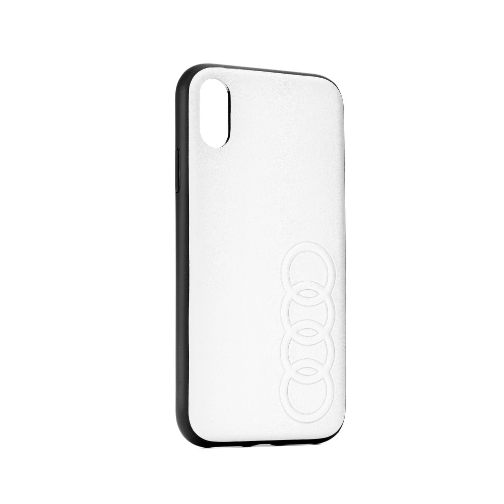 Puzdro AUDI Leather Case AU-TPUPCS10P-TT/D1-WE pre Samsung Galaxy S10 Plus biele – Obrázok 5
