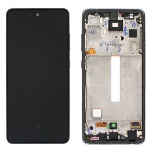 Samsung Galaxy A52s (A528F) – Originál LCD displej a dotyková plocha s rámom biely (Service Pack)
