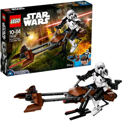 LEGO Star Wars Buildable Figures 75532 Scout Trooper & Speeder Bike