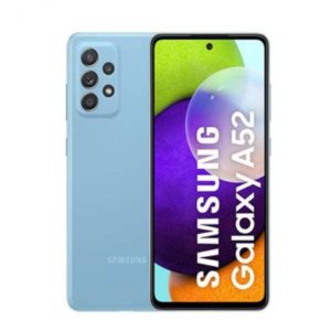 Samsung Galaxy A52 (A525F) – Originál LCD displej a dotyková plocha s rámom modrý (Service Pack)