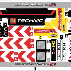 LEGO Technic 42024 hárok s nálepkami 16148/6057482