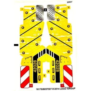 LEGO Technic 42028 hárok s nálepkami 16176/6057507