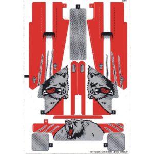 LEGO Technic 42029 hárok s nálepkami 16179/6057511