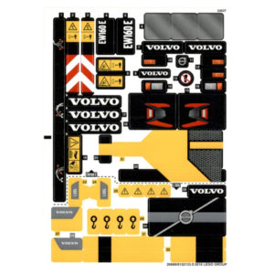 LEGO Technic 42053 hárok s nálepkami 26668/6152133