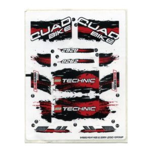 LEGO Technic 8262 hárok s nálepkami 84880/4541420