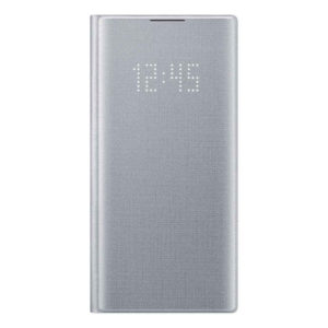 Knižkové puzdro Samsung EF-NN970PSE LED View Cover Galaxy Note 10 strieborné