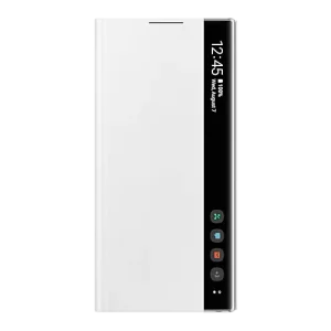 Knižkové puzdro Samsung EF-ZN970CWE Smart Clear View Cover Galaxy Note 10 biele