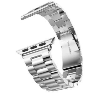 Kovový remienok Steel Link Band pre Apple Watch 45/44/42mm strieborný