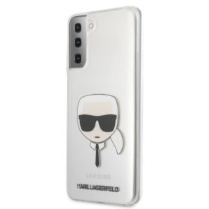 Puzdro Karl Lagerfeld Head KLHCS21MKTR Samsung Galaxy S21 Plus transparentné