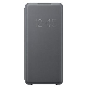 Knižkové puzdro Samsung EF-NG985PJE LED View Cover Galaxy S20 Plus sivé