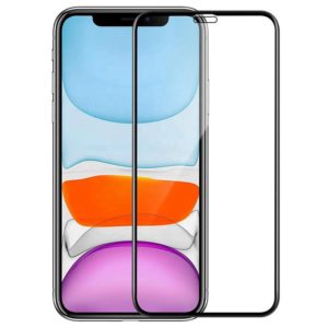 HARD Full Glue 5D ochranné tvrdené sklo - iPhone XR/11 čierne #00003725