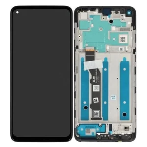 Motorola Moto G9 Plus - Originál LCD displej a dotyková plocha s rámom čierny (Service Pack)