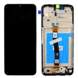 Samsung Galaxy A22 5G (A226F) - Originál LCD displej a dotyková plocha s rámom čierny (Service Pack)