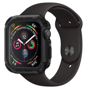 Spigen Tough Armor Strap puzdro Apple Watch Series 4/5/6/SE 44mm čierne