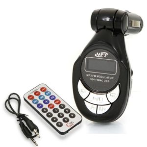 FM Transmiter CMP05 USB + micro SD čierny
