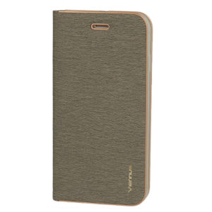Knižkové puzdro Vennus Book – Huawei P Smart 2019 sivé