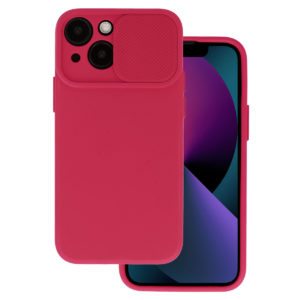 Puzdro TEL1 CamShield SOFT Samsung Galaxy S21 FE 5G čerešňové