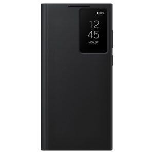 Knižkové puzdro Samsung EF-ZS908CBE Smart Clear View Cover Galaxy S22 Ultra čierne