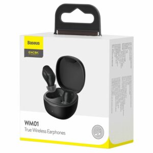 BASEUS Encok WM01 (NGWM01-01) Bluetooth slúchadlá čierne