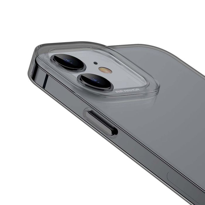 Puzdro BASEUS Simple Series iPhone 13/14 transparentno-čierne – Obrázok 7