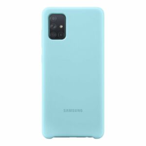 Puzdro Samsung EF-PA715TLE Galaxy A71 Silicone Cover mentolové
