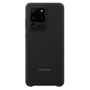 Puzdro Samsung EF-PG988TBE Galaxy S20 Ultra Silicone Cover čierne