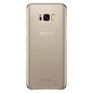 Puzdro Samsung EF-QG955CFE Galaxy S8 Plus Clear Cover zlaté