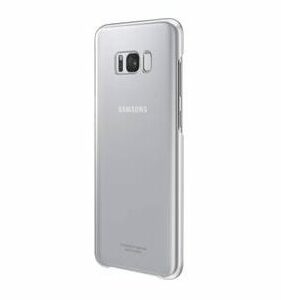 Puzdro Samsung EF-QG955CSE Galaxy S8 Plus Clear Cover strieborné