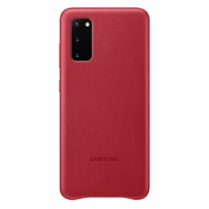 Puzdro Samsung EF-VG980LRE Galaxy S20 Leather Cover červené