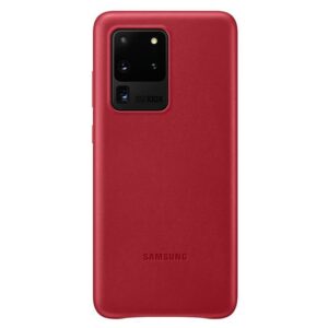 Puzdro Samsung EF-VG988LRE Galaxy S20 Ultra Leather Cover červené