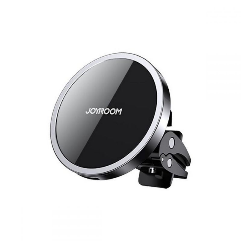 Držiak JoyRoom Magnetic Wireless MagSafe 15W do mriežky čierny